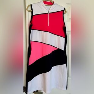 Tail Colorblock Golf Dress